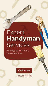 Handyman Maintenance Services Instagram Reel Design