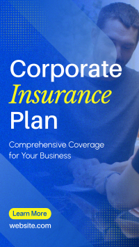Corporate Insurance Plan YouTube short Image Preview