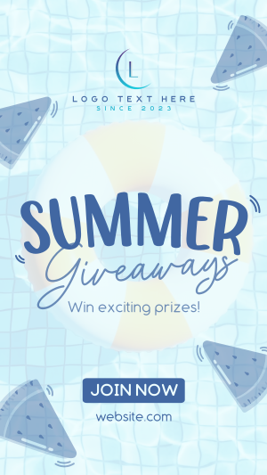 Refreshing Summer Giveaways Instagram story Image Preview