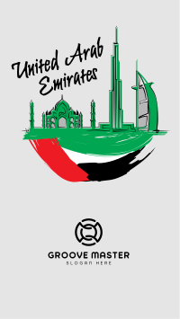UAE City Scribbles Instagram story Image Preview