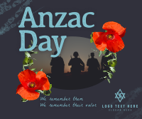 Rustic Anzac Day Facebook post Image Preview