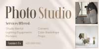 Elegant Photography Studio Twitter post Image Preview