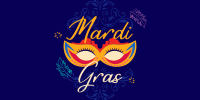 Decorative Mardi Gras Twitter post Image Preview