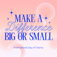 Day of Charity Quote Linkedin Post Image Preview