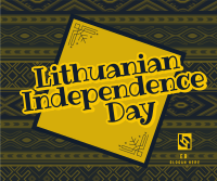 Folk Lithuanian Independence Day Facebook Post Image Preview