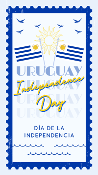 Uruguay Independence Day Instagram Story Design