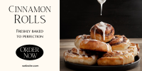 Cinnamon Rolls Elegant Twitter Post Image Preview