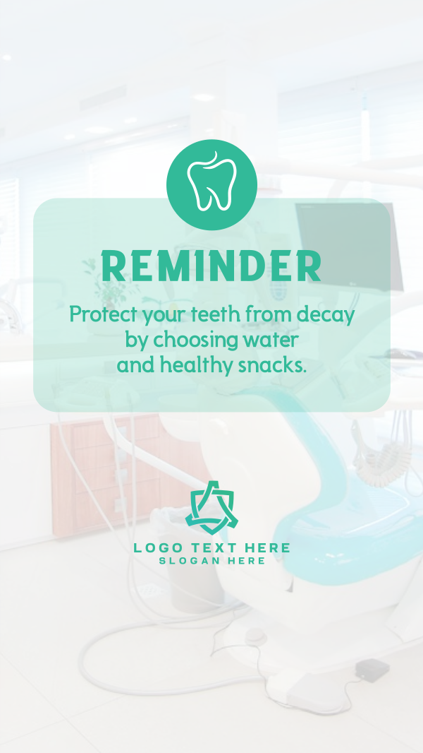Dental Reminder Facebook Story Design