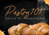 Pastry 101 Postcard Design