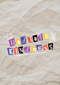 Radiate Kindness Poster Image Preview