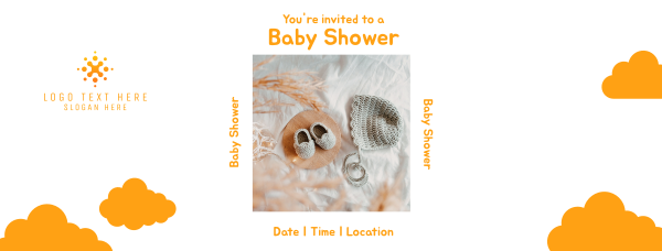 Baby Shower Invitation Facebook Cover Design Image Preview