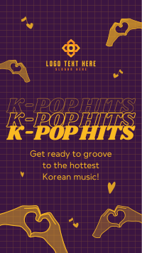 Korean Music Facebook Story Design