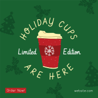 Christmas Cups Instagram Post Design