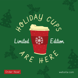 Christmas Cups Instagram post Image Preview