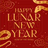 Elegant Chinese New Year Instagram Post Preview
