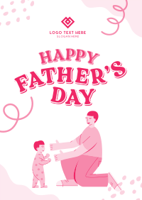 Father's Day Greeting Flyer Image Preview