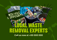 Local Waste Removal Experts Postcard Image Preview