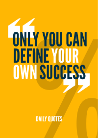 Define Your Success Flyer Image Preview