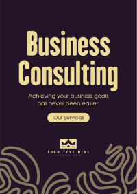 Business Consultant Poster Design