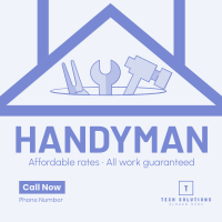 Handyman Repairs Instagram post Image Preview