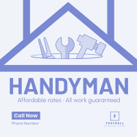 Handyman Repairs Instagram post Image Preview