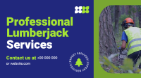 Professional Lumberjack Service Animation Preview