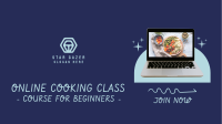 Online Cooking Class Facebook Event Cover Image Preview