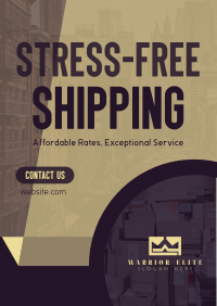 Stress-Free Delivery Flyer Image Preview