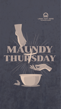 Maundy Thursday Cleansing YouTube short Image Preview