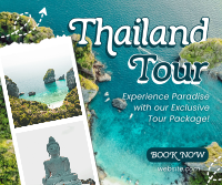 Thailand Tour Package Facebook Post Design