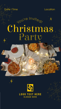 Christmas Party TikTok Video Design