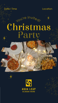 Christmas Party TikTok Video Image Preview