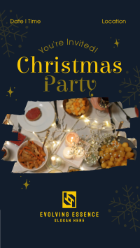 Christmas Party TikTok Video Image Preview