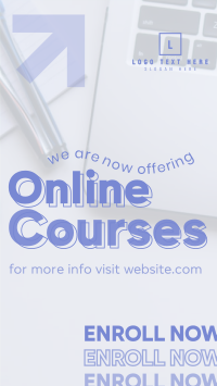 Online Courses Enrollment TikTok video Image Preview