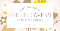 Free Flowers For You! Facebook Ad Design