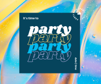 Time To Party Facebook post Image Preview