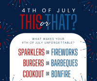 4th of July This or That Facebook post Image Preview