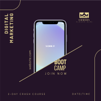 Digital Bootcamp Phone Instagram Post Design