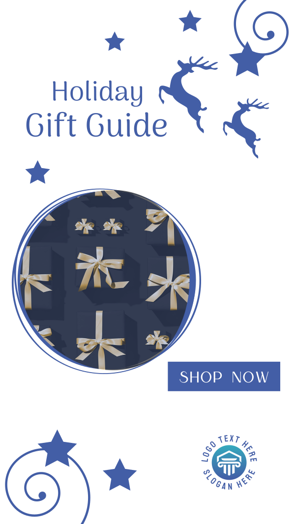 Holiday Gift Guide Facebook Story Design Image Preview