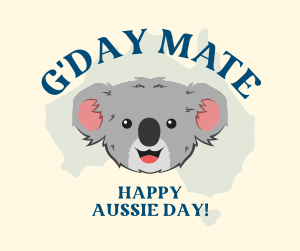 Happy Aussie Koala Facebook post Image Preview