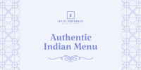 Authentic Indian Menu Twitter post Image Preview