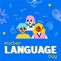 Mother Language Celebration Linkedin Post Image Preview