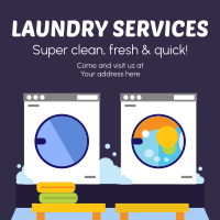 Laundry Services Instagram post Image Preview