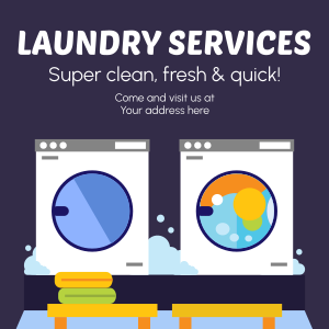 Laundry Services Instagram post Image Preview