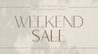 Minimalist Weekend Sale Animation Image Preview