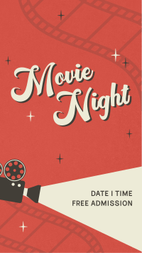 Film Movie Night Instagram story Image Preview
