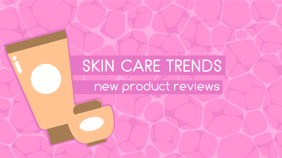 Skin Care Trends YouTube Banner Image Preview