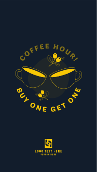Buy 1 Get 1 Coffee Facebook Story Design