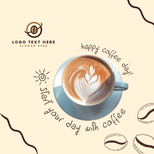 Morning Latte  Instagram post Image Preview