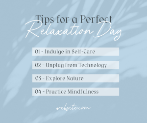 Tips for Relaxation Facebook post Image Preview
